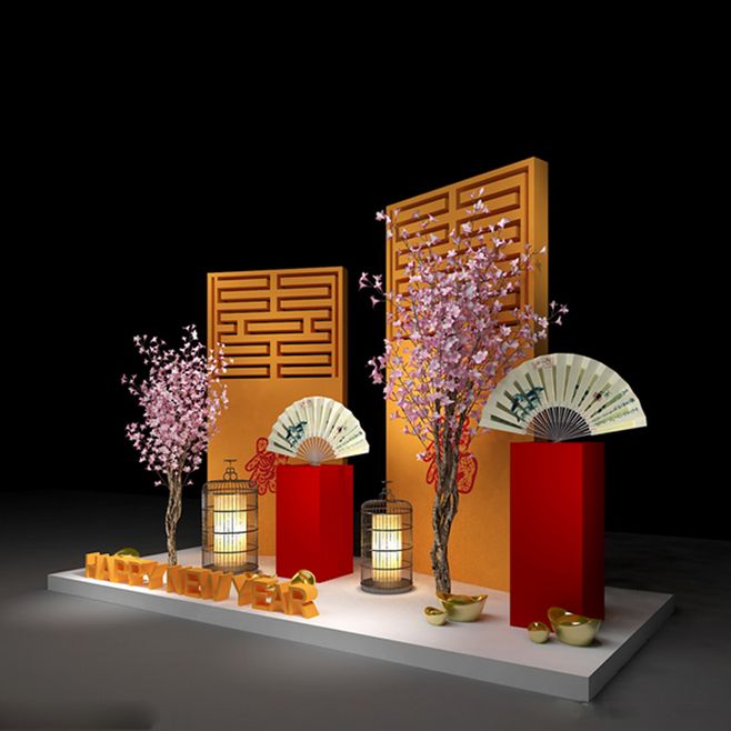 新春煥彩 卓邦商場美陳新年DP點設計與布置全解析